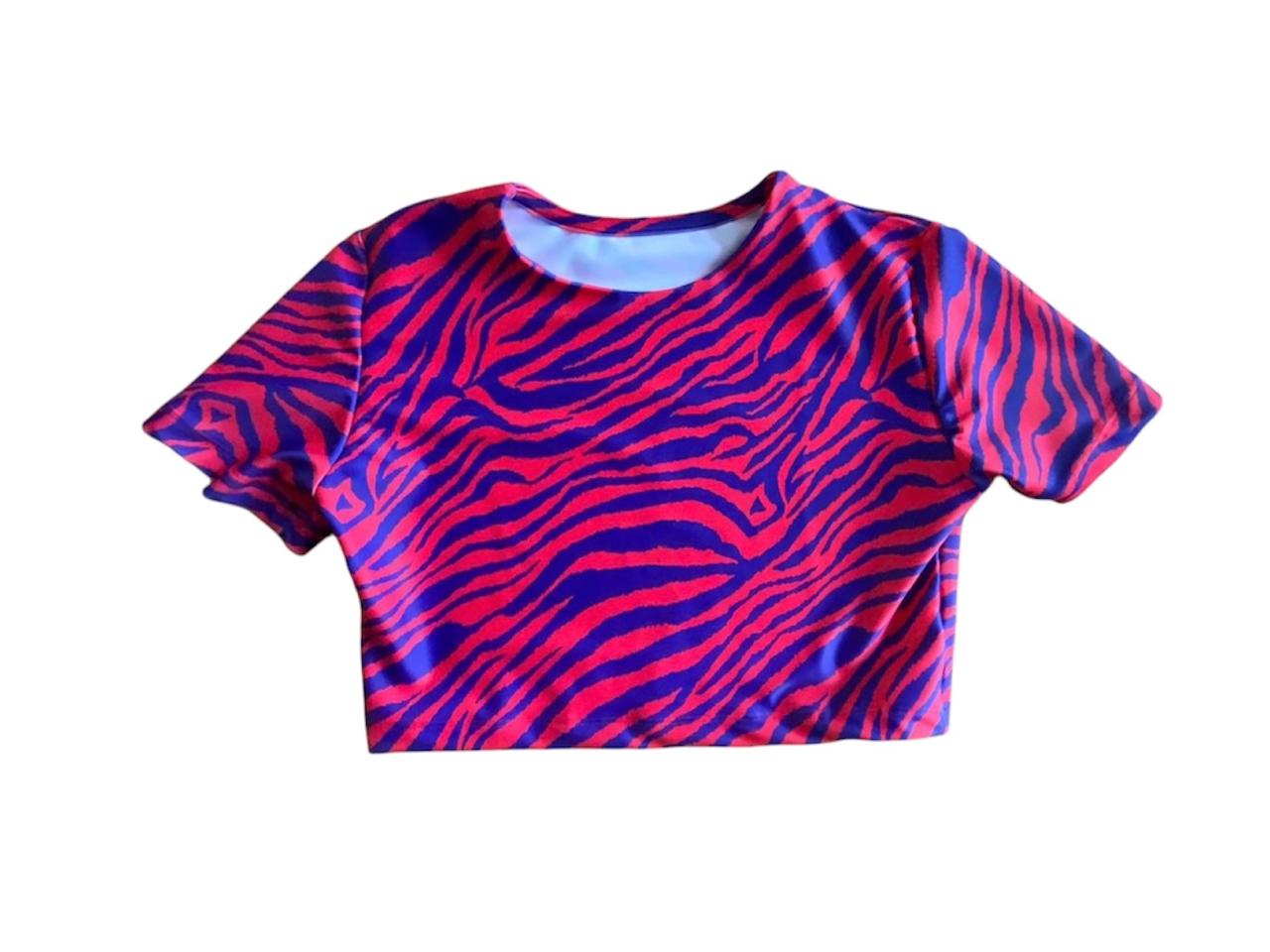 Zebra Crop Top