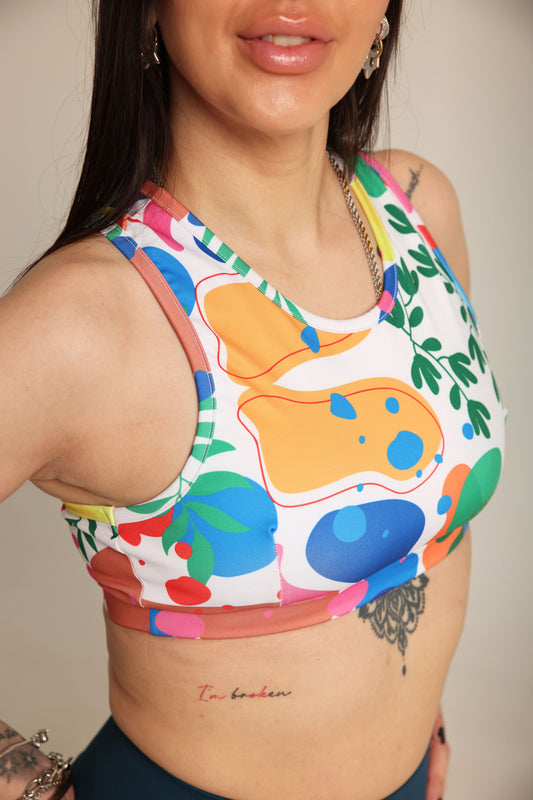 Abstract Sport Bra